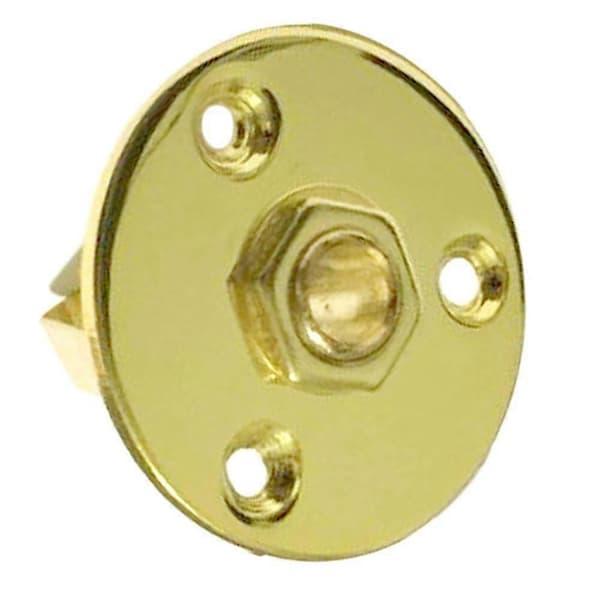 1/4\" 6,35 mm rund hunstik til elguitar guld