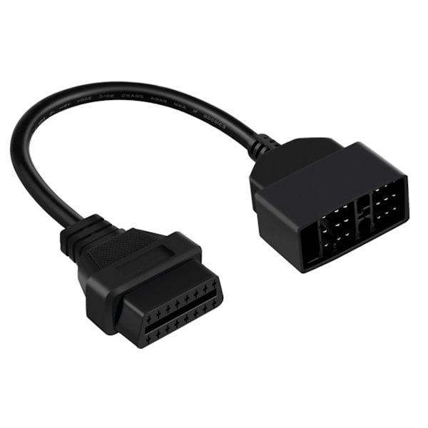 Diagnostisk kabel for 22-pins til 16-pins OBD2-adapterkontakt