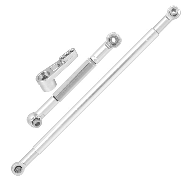 Styrearm i aluminiumlegering for MN86K 1/12 RC-bil Sølv