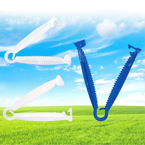 20 stk. engangs navleklemme liten multifunksjonell navlestrengsklemme for gris Jikaix 6cm