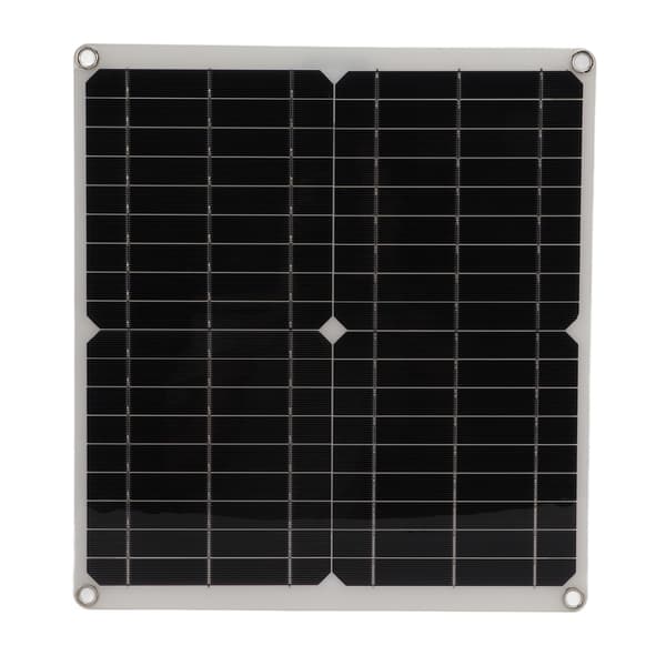 Utendørs Bærbart Solcellepanel 25W Sammenleggbart USB Monokrystallinsk Solcellepanelsett for Mobiltelefoner og Laptoper