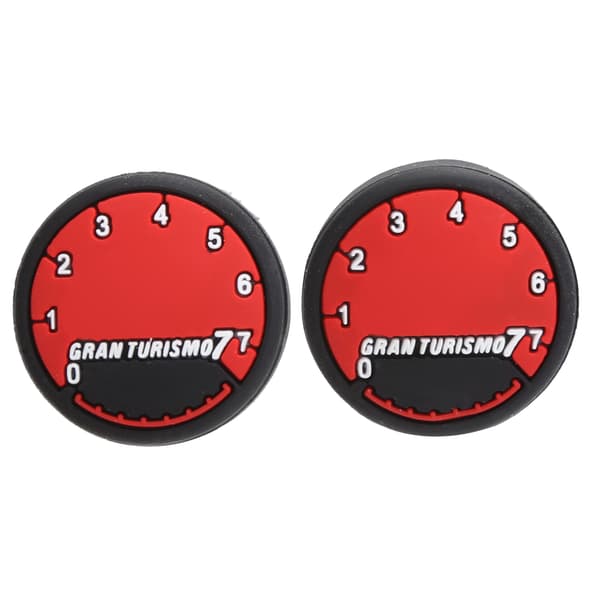 1 par Gamepad Rocker Caps Cover Case passer til PS4/PS5 Game Controller Tilbehør til bil rød