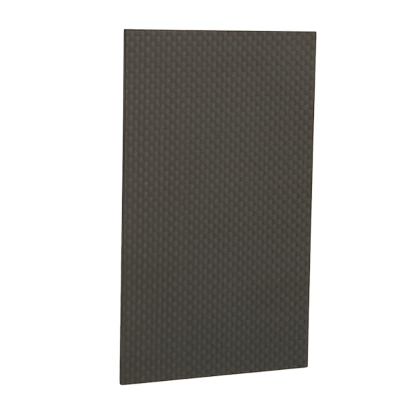 Høj styrke 3K kulfiberplade kypertøj mat korrosionsbestandig kulfiberplade til modelflylegetøj 75x125x1,5 mm/3,0x4,9x0,06 tommer