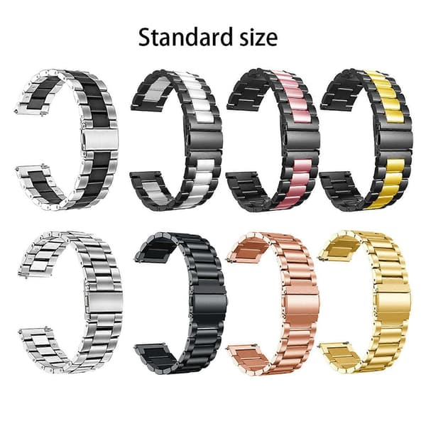 Armbånd i rustfritt stål til OnePlus klokkearmbånd Musta
