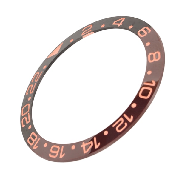 Klocka Keramisk bezel Insert Replacement Protective Watch Bezel Insert Accessory Black Rose Red 1.5in