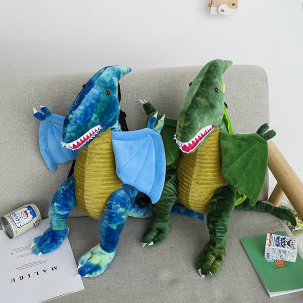 Tegneserie Splicing Dinosaur Rygsæk Til Børn