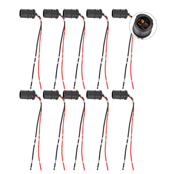 10 pcs/set Soft Male Bulb Socket Holder for Car Bikes