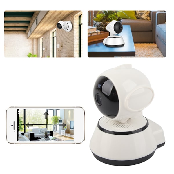 Trådløs Babymonitor Sikkerhedskamera To-vejs Intercom Babymonitor 110‑240VUK Babymonitor