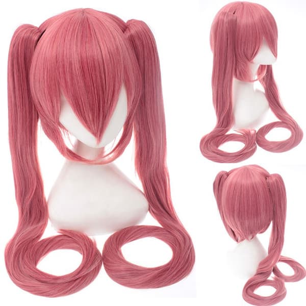 Hatsune Miku Paryk 120 cm (Røget Rosa)