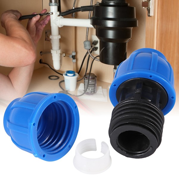 5 st PE plast 20 mm till 20 mm rakt vattenrör Anslutning Rör anslutning Adapter Fitting