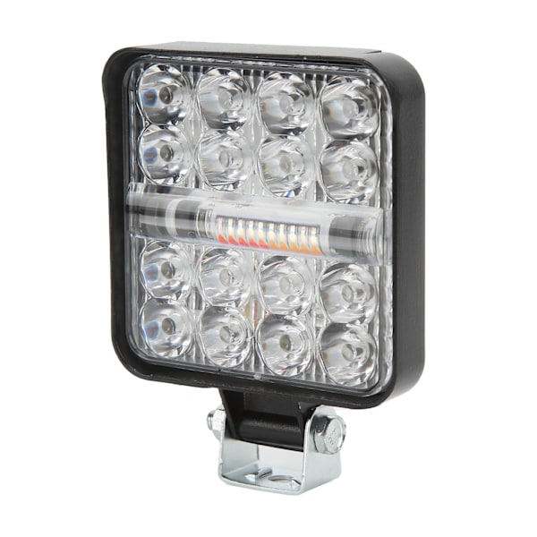 LED-arbeidslys 3000LM 9V‑60V IP67 Vanntett 48W Universal Offroad Blinkende Lampe for Bil Motorsykkel Lastebil Kvadrat
