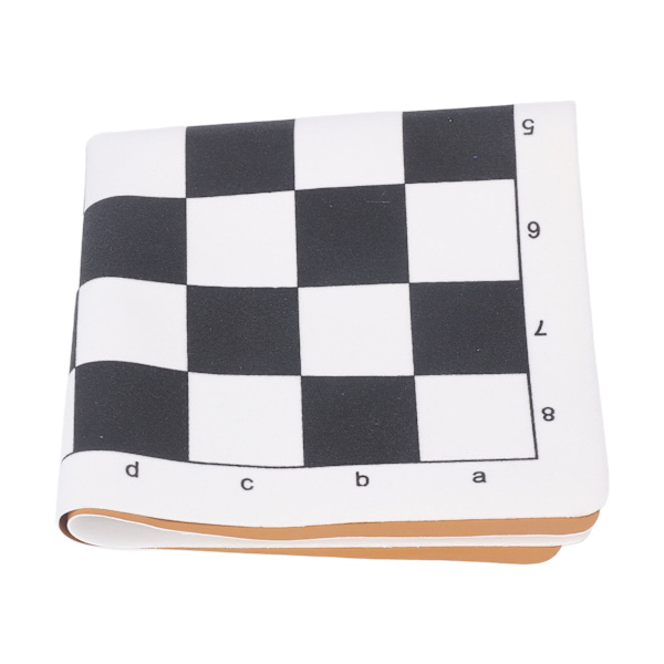 Schackbräde Endast schackbräde PU Portable Soft Standard 35x35cm för resor utomhuscamping