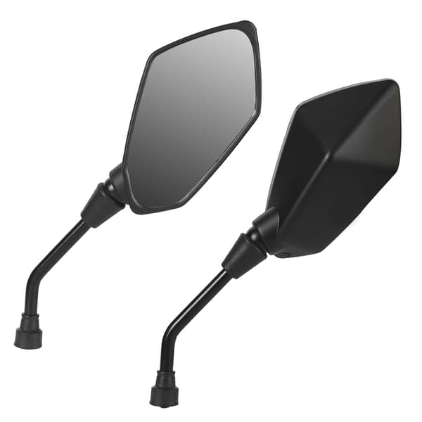 Pair Motorcycle Modification Universal Rearview Mirror Motorcycle Accessories Black 8mm