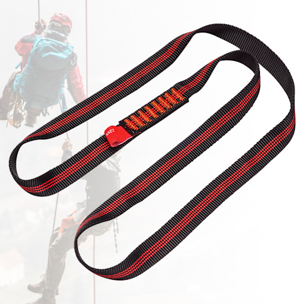 120cm Polyester Klättersele Lastbärande Sling Utrustning Slitstark Utomhusskyddsbälte