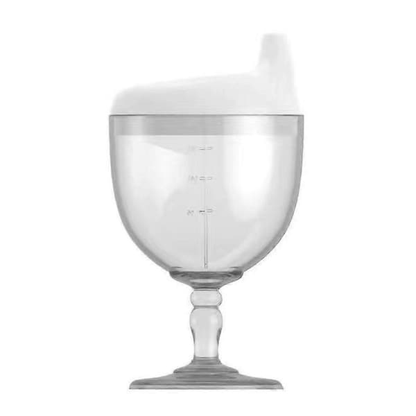 Vinglass Sippy Cup Sølesikre Barnemugger Plast Sippy Cup med lokk 150 ml