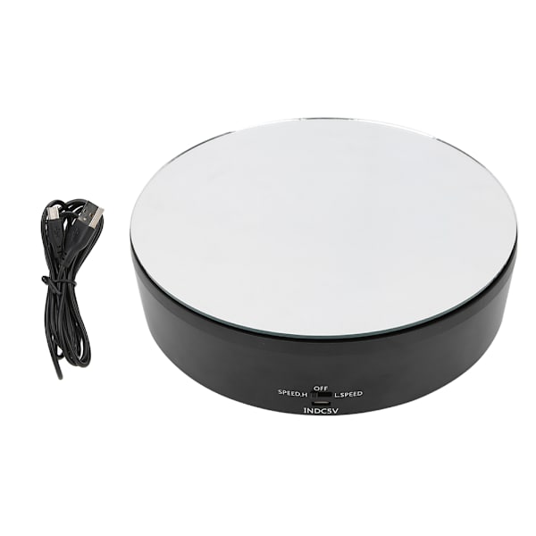 10 kg:n kantavuus USB-virtainen 360 asteen kiertävä levylautasen teline