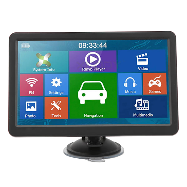 9 tom GPS-navigation 256MB+8GB touchskærm 800x480 til Windows CE 6.0 Universal til personbil 220V
