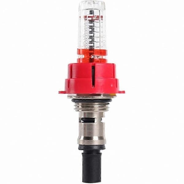 10 stk. gulvvarmeflowmålere, 1/2-tommer visuelle flowregulatorer til varmesystemer Red