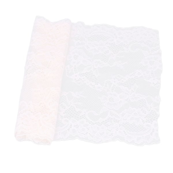 10 Yards Bred Spetskant Multi Purpose 4 Färger 23cm Bredd Mode Elegans Klädtillbehör Spets för Hushåll Rosa