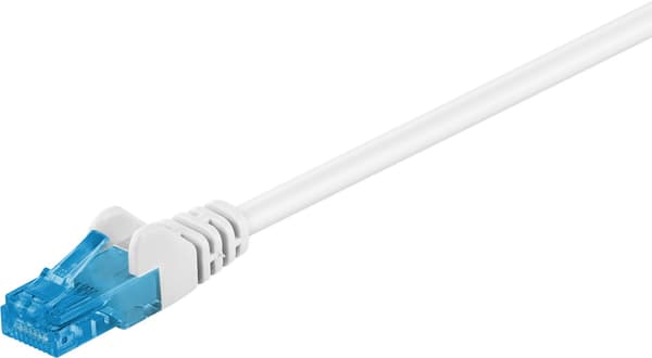 Patchkabel CAT 6A, U/UTP, hvid Vit 753