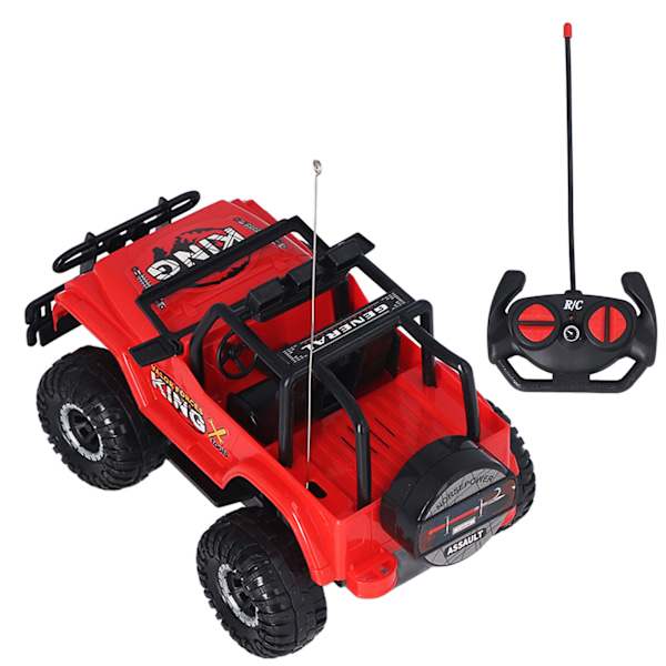 1:18 Fjernstyret bil højhastighedskraftig med coolt lys Elektrisk RC-bil legetøj til drenge