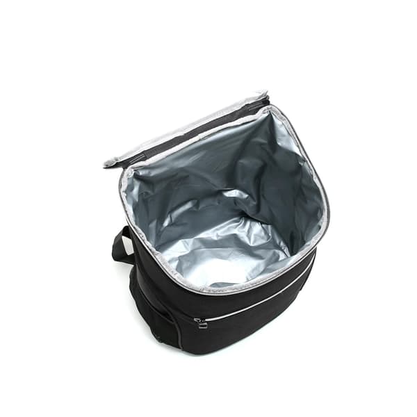 20L Flexibel Kylarryggsäck med Extra Utrymme Svart Black one size