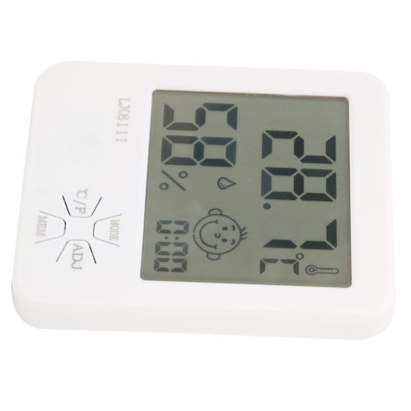 LX8111 Termometer Hygrometer Temperatur Fuktighetsmätare med HD-display för jordbruk