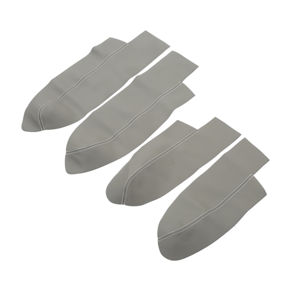 4-pack Dörrpanel Armstödsöverdrag i Mikrofiberläder Ersättning för CRV 2007‑2011 Grå