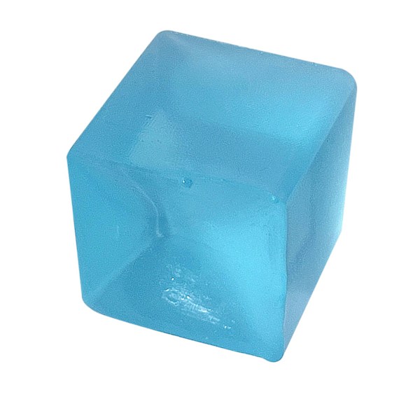 Squeeze Ice Block Toy Miniatyrsimulering Blå Ice Block Stress Reilef Sommar Återanvändbar Squeeze Toy