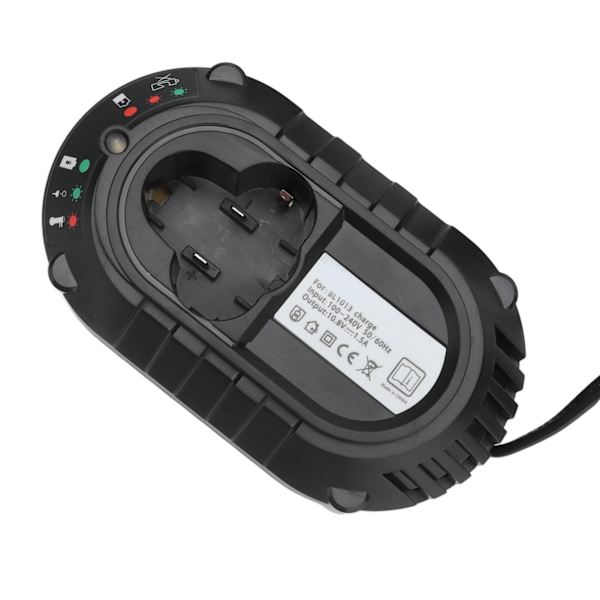 Litiumbatterilader Smart batteriholder for BL1013 BL1014 10,8V/12V AC 100‑240VJP kontakt