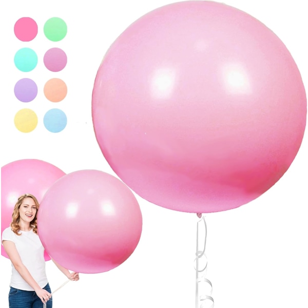 100-pack macaron ballong födelsedag pastell dekoration pastell bröllop (36 tum)