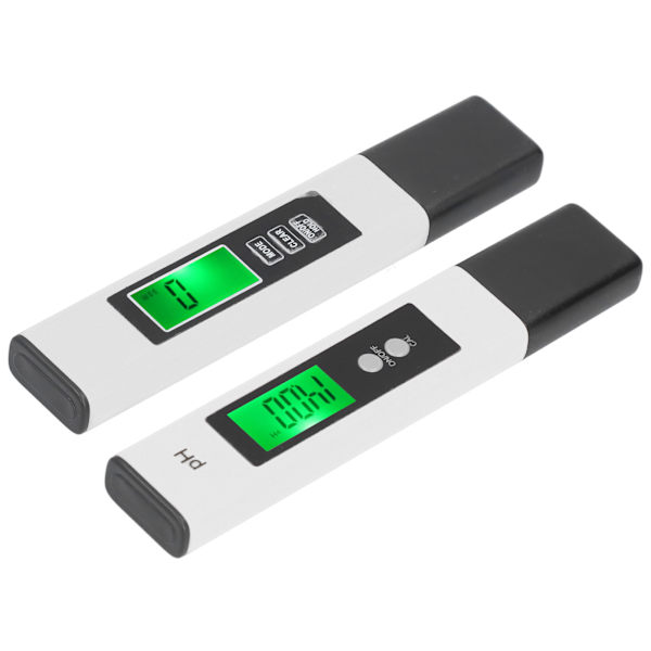 PH TDS Meter Combo 0,01pH Penna med hög noggrannhet ±2 % avläsningsnoggrannhet 3 i 1 EC temperaturtestare (A2(vit) PH02SL(vit))