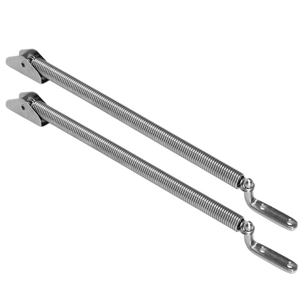 2 kpl jousiluukunpidikkeitä 320 mm pituus Heavy Duty ruostumaton teräs Kestävä luukku lukko Tuki jousipidike