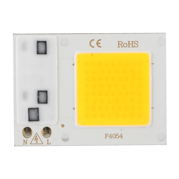 50W 220V Varmvit High Power LED Chip Högspänning COB ljuskälla ljustillbehör