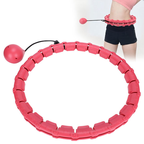 Sports Hoop Home Fitness Justerbar midjaträning Slimming Hoop Belly Trainer