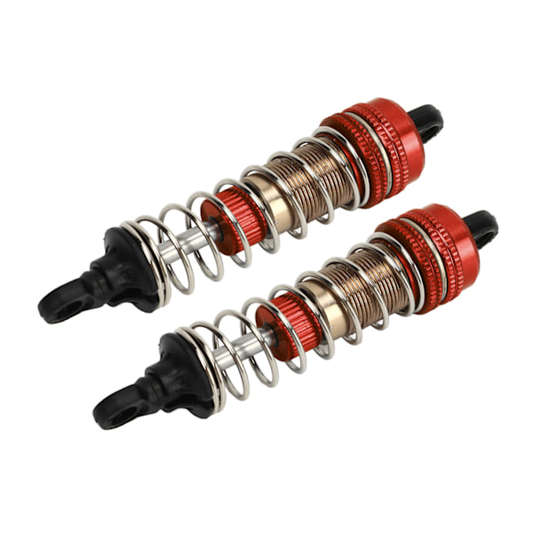 2 kpl 76 mm RC-auton hydraulinen iskunvaimennin alumiiniseosöljyiskunvaimennin SCY 16101 16102 16103 16201 1/16 RC-autolle Punainen