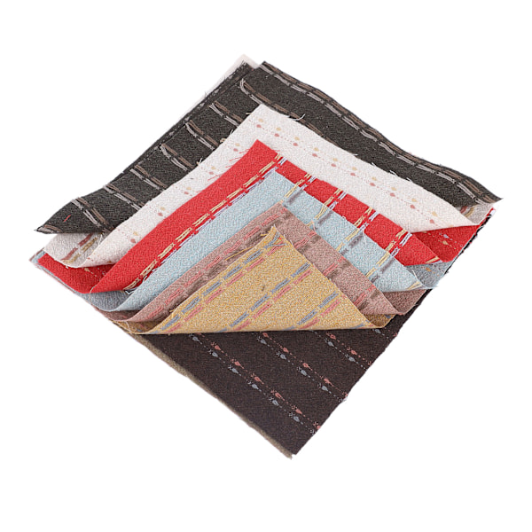 8 st Quilttyg 20x20 cm Handarbete DIY Mjukt Hudvänligt Bomullstyg som Andas för Väskor Plånböcker