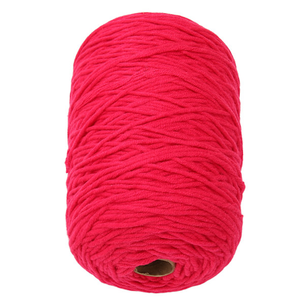 Tuftgarn 400m Lång 0,5cm Bred Mjuk Bomull Polyester Krympresistent Mattgarn för Hantverk DIY Vävning