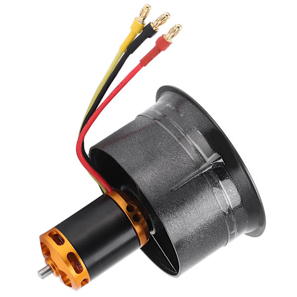 QXMotor 64 mm EDF-set 28222400KV borstlös motor med 12 blad kanalfläkt för RC-flygplan