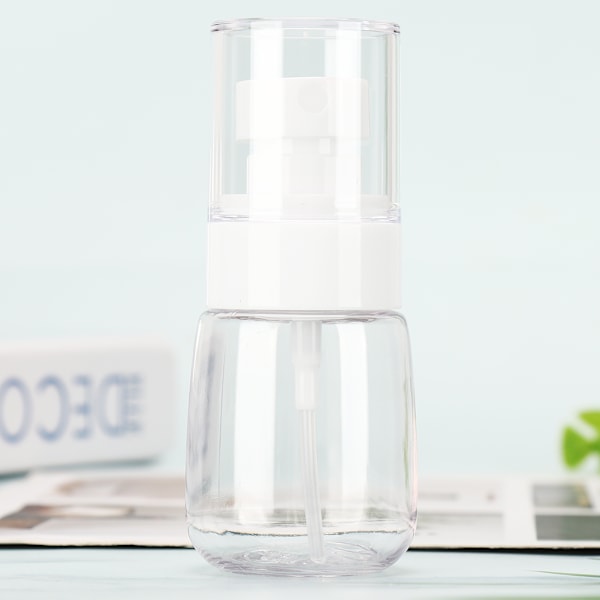 U-formad sprayflaska tjockbottnad Ultrafin Mist Kosmetikaflaska 30 ml (Transparent)