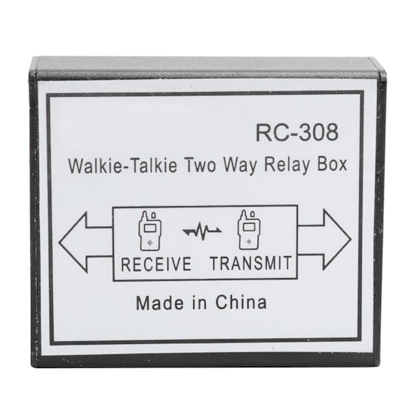 RC‑308 Tvåvägsradio Relä Intercom Reläbox UHF VHF K Port Handhållen Repeater Box
