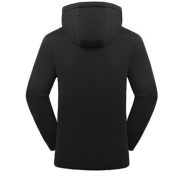 Opvarmet fuld lynlås sweatshirt til mænd og kvinder - Grå