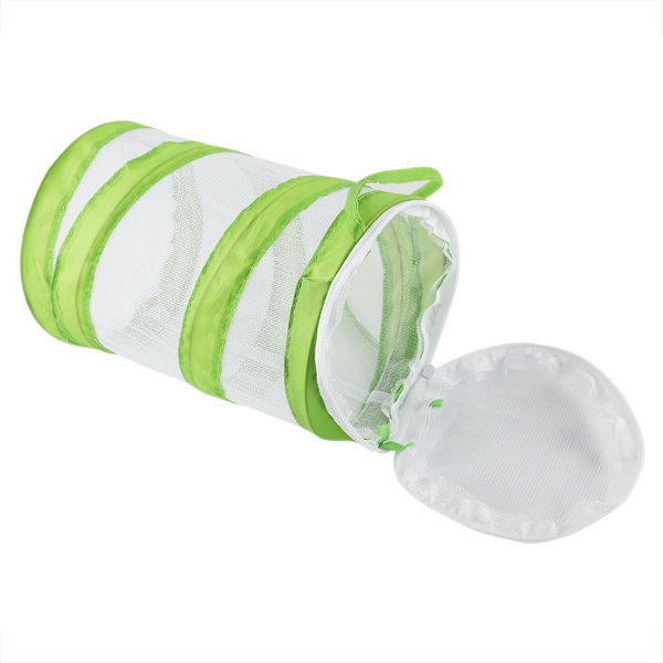 Mini hopfällbar bärbar slitstark ventilerad fjärilshus avelsbur
