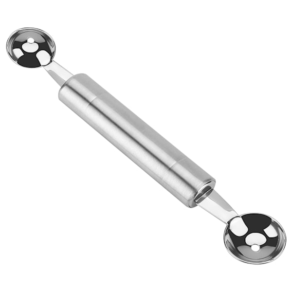 Rustfrit stål Vandmelon Melon Baller Frugtkniv Køkkenredskab Værktøj (kugleender)
