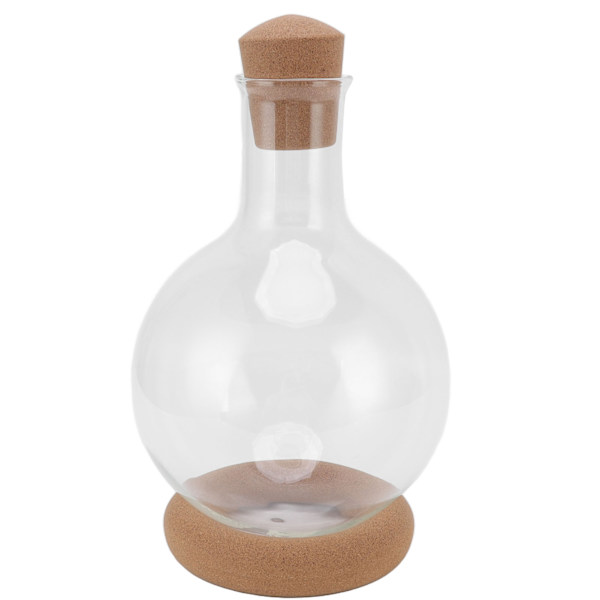 Rødvinsskaraffel Quick Sober Høj Borosilikatglas Transparent Glas Vindispenser med base til Bar Husholdningsgaver 1000ml
