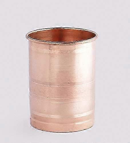 Vattenkanna och flaskset i koppar med 2 glas, ayurvedisk kopparglas, läckagesäkert lock