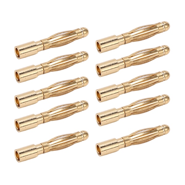 2,0 mm Bullet Banana Connectors Ren koppar Nickelpläterad Bullet Banana Connectors för linjeplugg