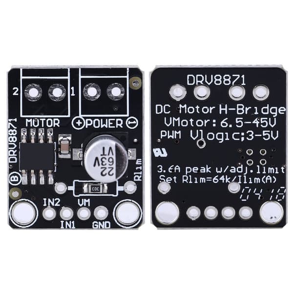 DRV8871 for H Bridge DC Motor Driver Board Drive Module 3.6A PWM Kontrollmodul