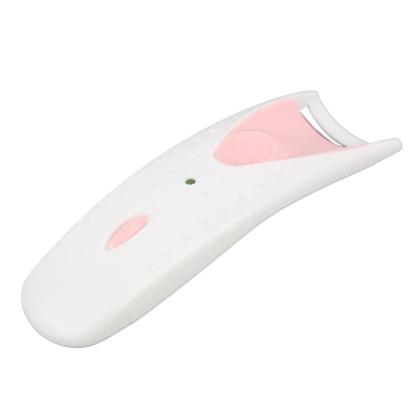 Heated Eyelash Curler Temperature Sensitive Silicone Sheet Streamlined Curve Handle Portable Electric Eyelash Curler