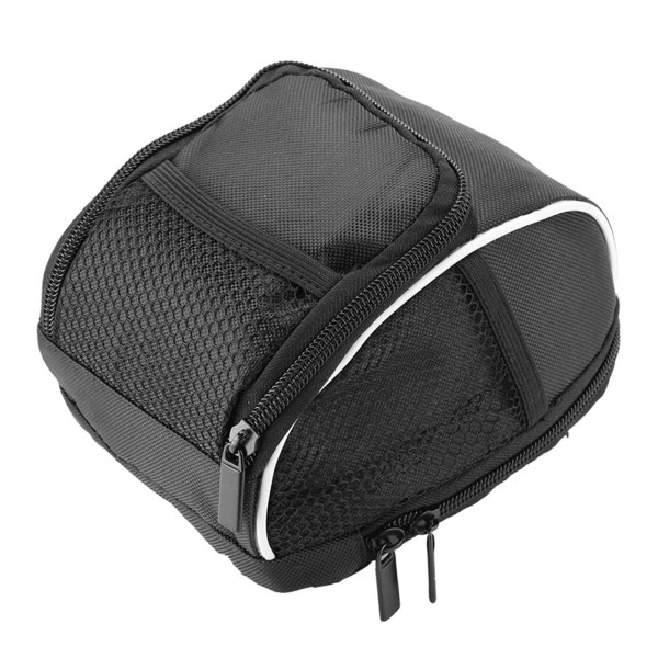 Svart Multi Function Quick Release Cykel Framram Rör Styrväska påse